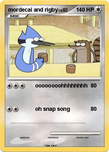 Pokemon mordecai and rigby