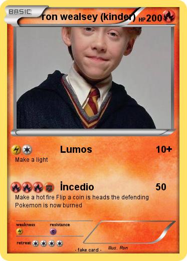 Pokemon ron wealsey (kinder)