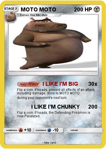 Pokemon MOTO MOTO