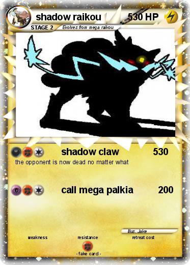 Pokemon shadow raikou          5