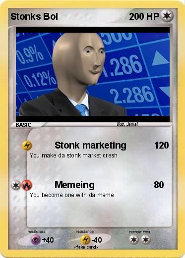 Pokemon Stonks Boi