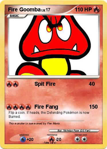 Pokemon Fire Goomba