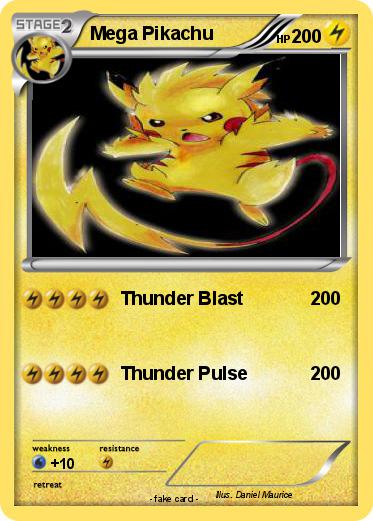 Pokemon Mega Pikachu