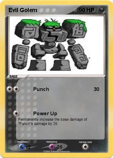 Pokemon Evil Golem