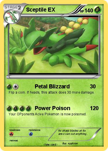 Pokemon Sceptile EX