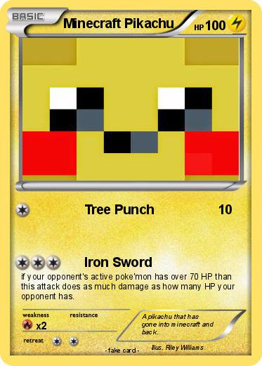 Pokemon Minecraft Pikachu
