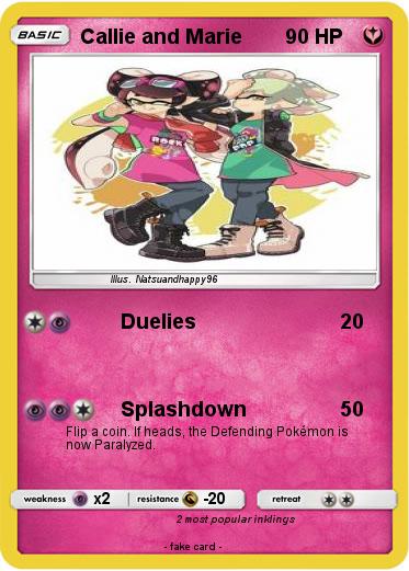 Pokemon Callie and Marie