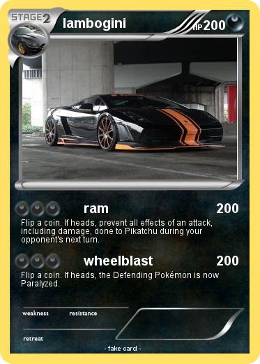 Pokemon lambogini