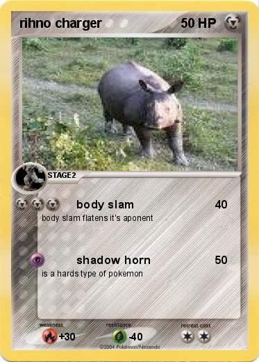 Pokemon rihno charger