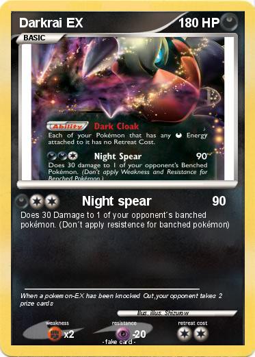 Pokemon Darkrai EX