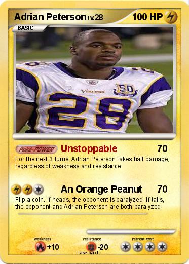 Pokemon Adrian Peterson
