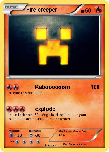Pokemon Fire creeper
