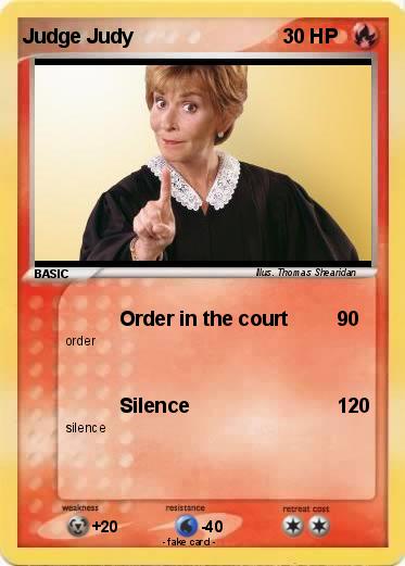 Pokemon Judge Judy