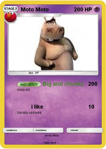 Pokemon Moto Moto