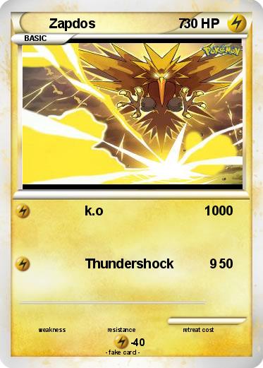 Pokemon Zapdos                       7