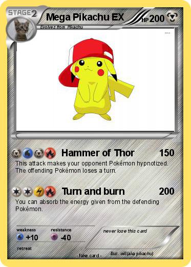 Pokemon Mega Pikachu EX