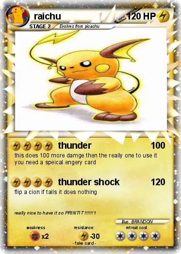 Pokemon raichu