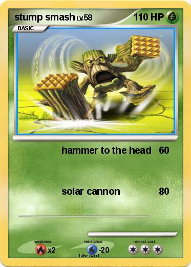 Pokemon stump smash