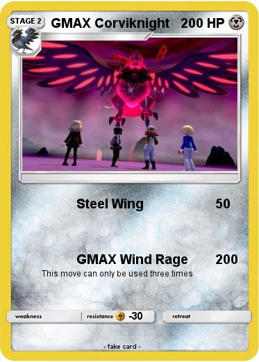 Pokemon GMAX Corviknight