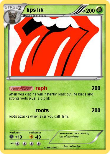 Pokemon lips lik
