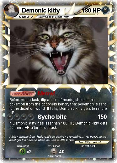 Pokemon Demonic kitty