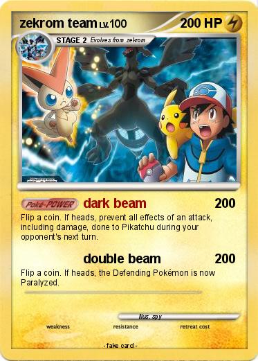 Pokemon zekrom team