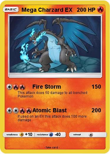 Pokemon Mega Charzard EX