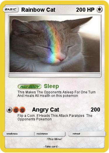 Pokemon Rainbow Cat