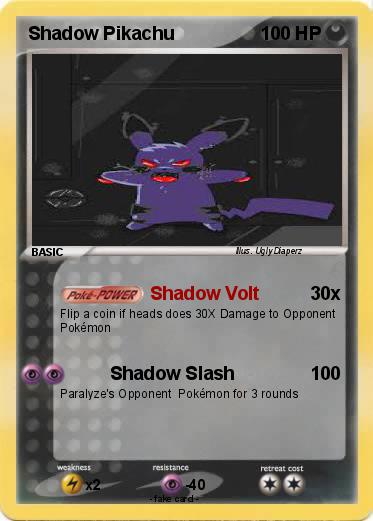 Pokemon Shadow Pikachu