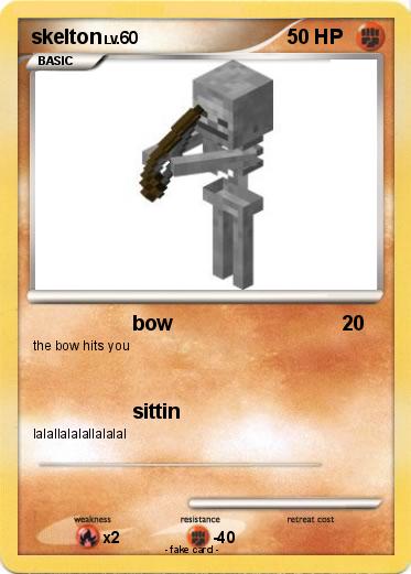 Pokemon skelton