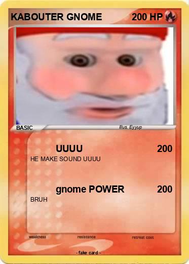 Pokemon KABOUTER GNOME
