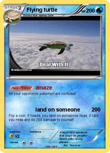 Pokemon Flying turtle