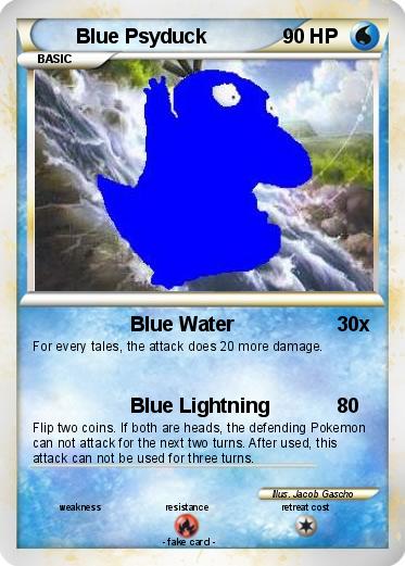 Pokemon Blue Psyduck