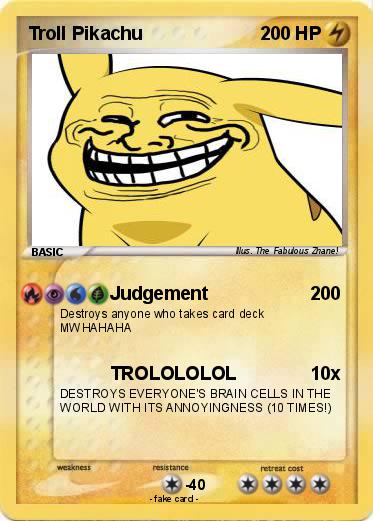 Pokemon Troll Pikachu