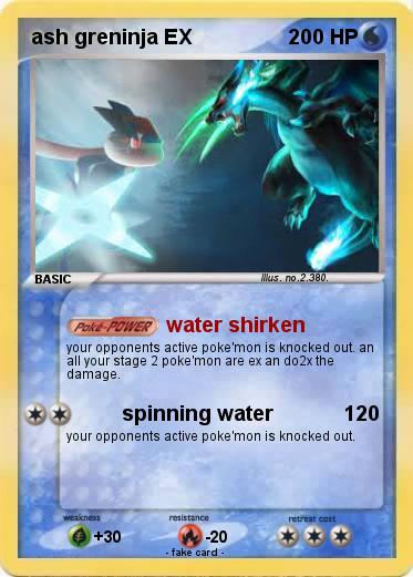 Pokemon ash greninja EX