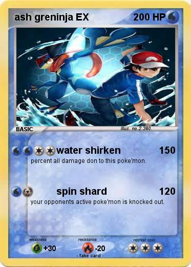 Pokemon ash greninja EX