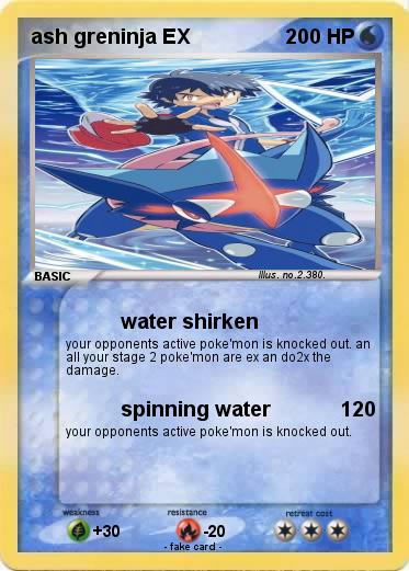 Pokemon ash greninja EX