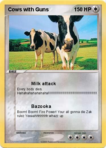 Pokemon Cows with Guns