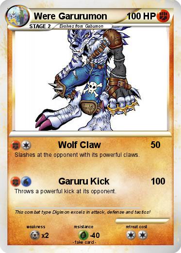 Pokemon Were Garurumon