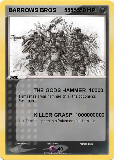 Pokemon BARROWS BROS     55555