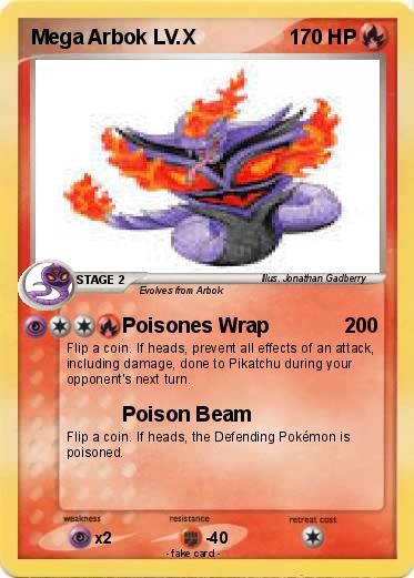 Pokemon Mega Arbok LV.X