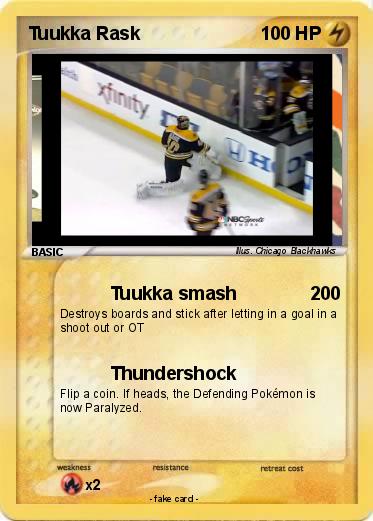 Pokemon Tuukka Rask