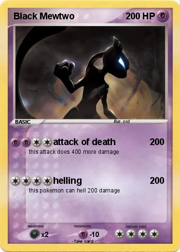 Pokemon Black Mewtwo