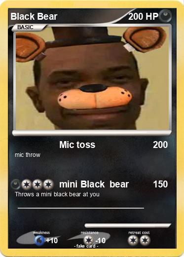 Pokemon Black Bear