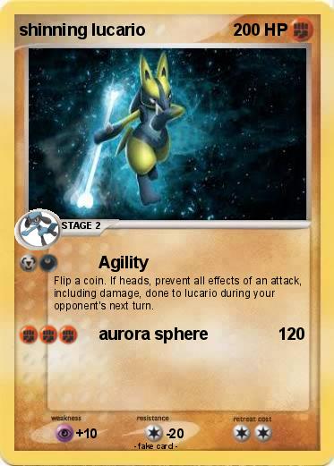 Pokemon shinning lucario