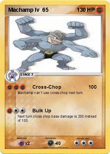 Pokemon Machamp lv  65