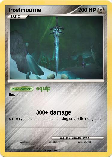 Pokemon frostmourne