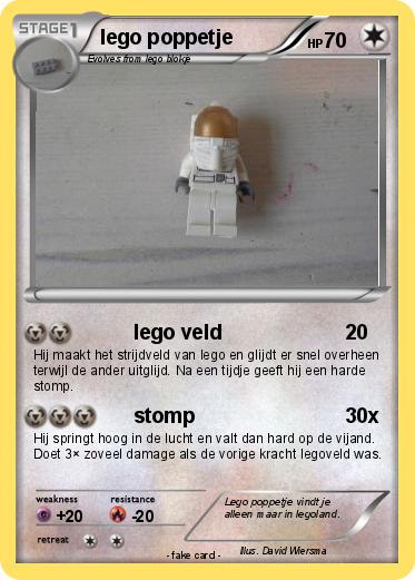 Pokemon lego poppetje