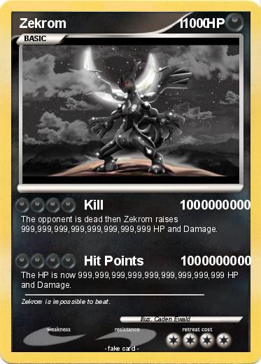 Pokemon Zekrom                               1     0