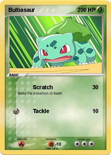 Pokemon Bulbasaur